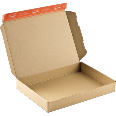 ColomPac® Versandkarton 9 Innenmaße: 33,5 x 4,4 x 24,4 cm (B x H x T) Karton braun