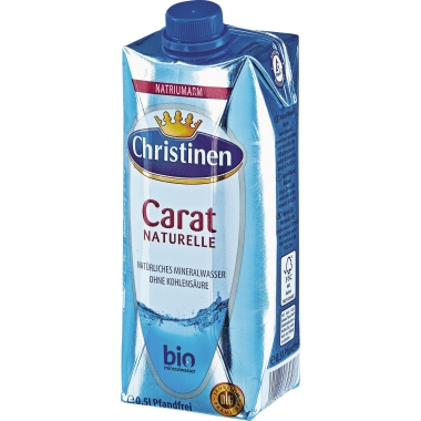 Christinen Mineralwasser Prisma 198105 0,5l Tetrapack