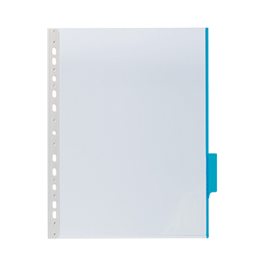 DURABLE Sichttafel FUNCTION DIN A4 Hart PVC Farbe des Reiters: blau 5 St./Pack.