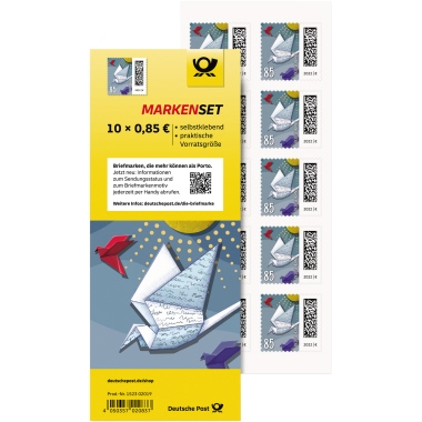 Briefmarke Welt der Briefe 0,85 Euro selbstklebend Brieftaube 10 St./Pack.