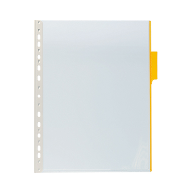 DURABLE Sichttafel FUNCTION DIN A4 Hart PVC Farbe des Reiters: gelb 5 St./Pack.