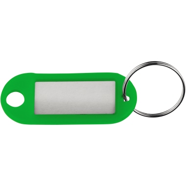 ALCO Schlüsselanhänger 52 x 21 x 3 mm (B x H x T) Kunststoff grün 10 St./Pack.