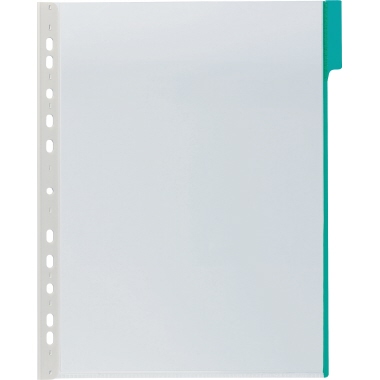 DURABLE Sichttafel FUNCTION DIN A4 Hart PVC Farbe des Reiters: grün 5 St./Pack.