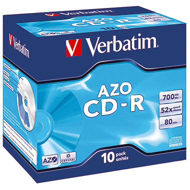 Verbatim CD-R 80min 700Mbyte 52x 10 St./Pack.