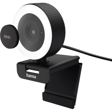 Hama Webcam C-800 Pro 60 x 85 x 62 mm (B x H x T) USB-A 2.0 1,8m schwarz